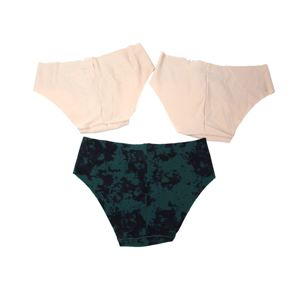 Lot Bundle of 3 Panties Bikini Underwear Jenni Womens Small No Show Beige NEW - Picture 4 of 5